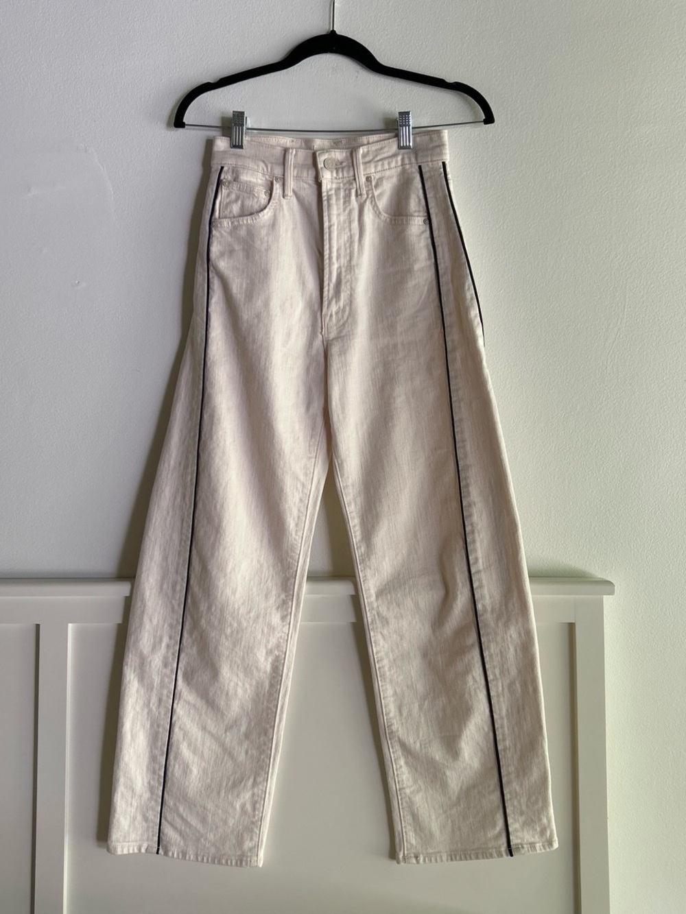 MOTHER the half piped ankle jeans